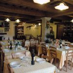 Sala da pranzo agriturismo Senari